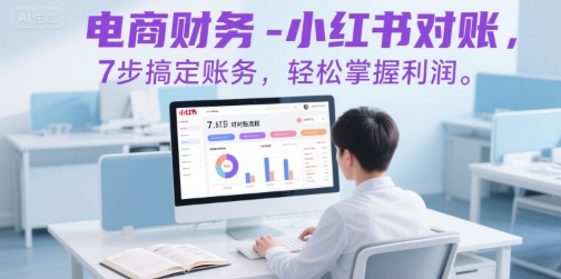 电商财务-小红书对账，7步搞定账务，轻松掌握利润-猎人社区