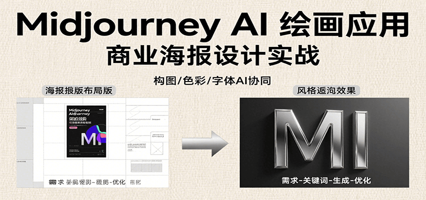 Midjourney AI绘画应用，关键词指令解析、漫画头像制作、海报设计、3D人物生成等 - 猎人社区-猎人社区