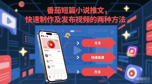 番茄短篇小说推文，快速制作及发布视频的两种方法 - 猎人社区-猎人社区
