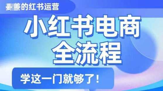 小红书电商全流程，精简易懂，从入门到精通，学这一门就够了 - 猎人社区-猎人社区