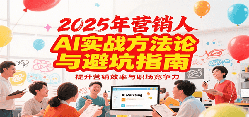 2025年营销实战方法论与避坑指南，利用AI提升营销效率与职场竞争力 - 猎人社区-猎人社区