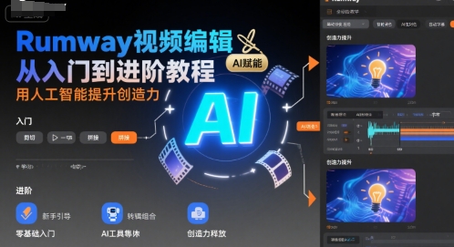 Rumway视频编辑从入门到进阶教程，用人工智能提升创造力 - 猎人社区-猎人社区