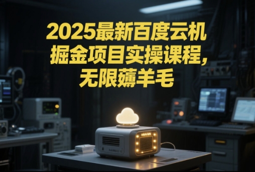 2025最新百度云机掘金项目实操课程单窗口保底5-10元月收益单窗口150+【揭秘】 - 猎人社区-猎人社区