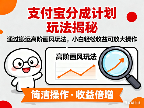 支付宝分成计划项目,通过搬运高阶画风玩法,小白轻松收益可放大操作【揭秘】.png 支付宝分成计划项目,通过搬运高阶画风玩法,小白轻松收益可放大操作【揭秘】.png