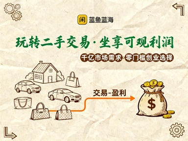 闲鱼蓝海项目，二手交易玩法，市场需求大利润可观