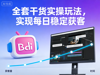 B站引流教程,全套干货实操玩法,实现每日稳定获客