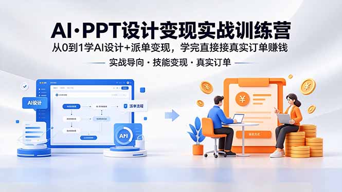 <span style='color:#ff0000'>AI·PPT设计变现实战训练营,从0到1学AI设计+派单变现,学完直接接真实订单赚钱</span>