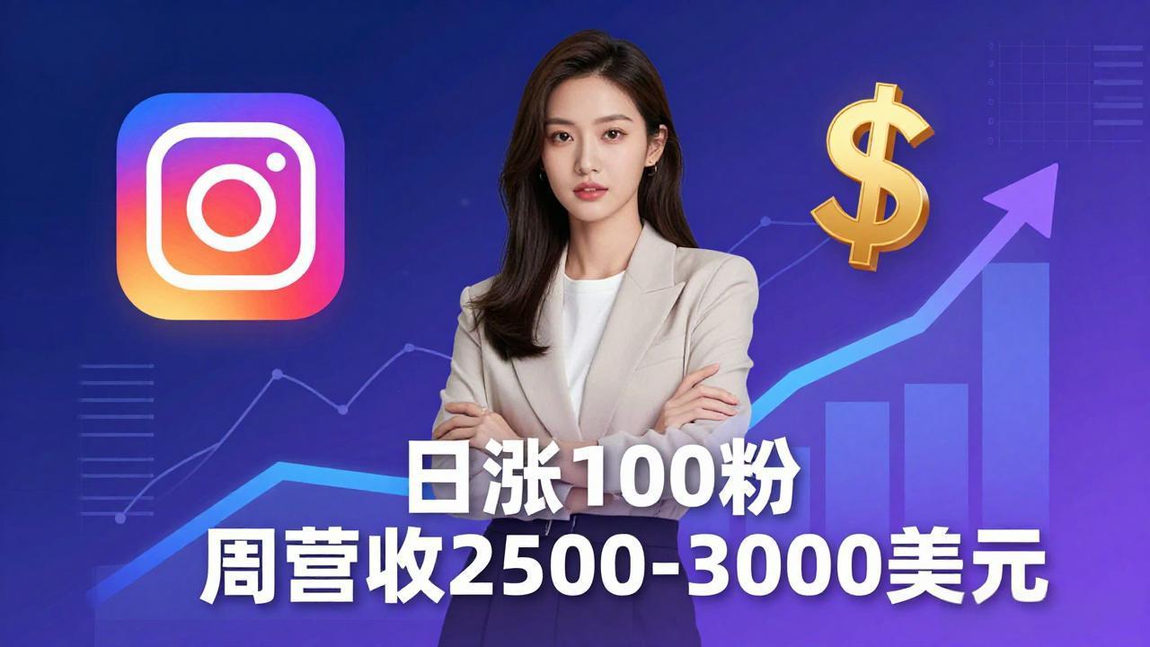 <span style='color:#a100e0'>想做数字产品？Sheri亲授：日涨100粉、每周2500至3000美元的营收，Instagram躺着赚</span>
