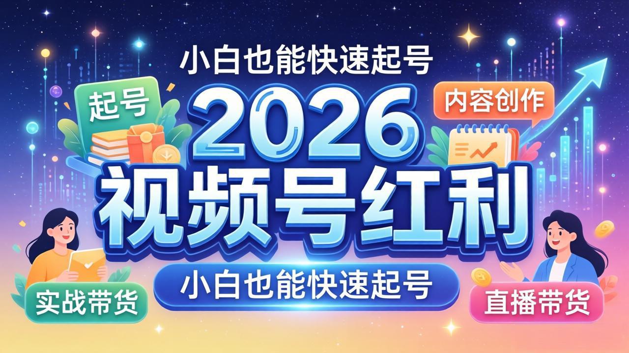 <span style='color:#ff0000'>2026视频号红利实战营,大佬亲授起号、内容、直播、IP、投流、私域、矩阵全套落地打法</span>