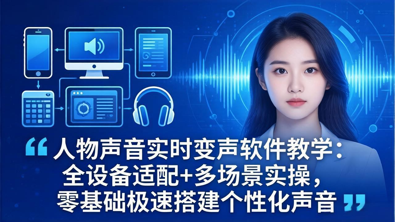 <span style='color:#a100e0'>人物声音实时变声软件教学:全设备适配+多场景实操,零基础极速搭建个性化声音</span>