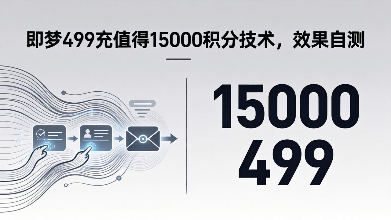 <span style='color:#078a00'>即梦499充值得15000积分技术,效果自测</span>