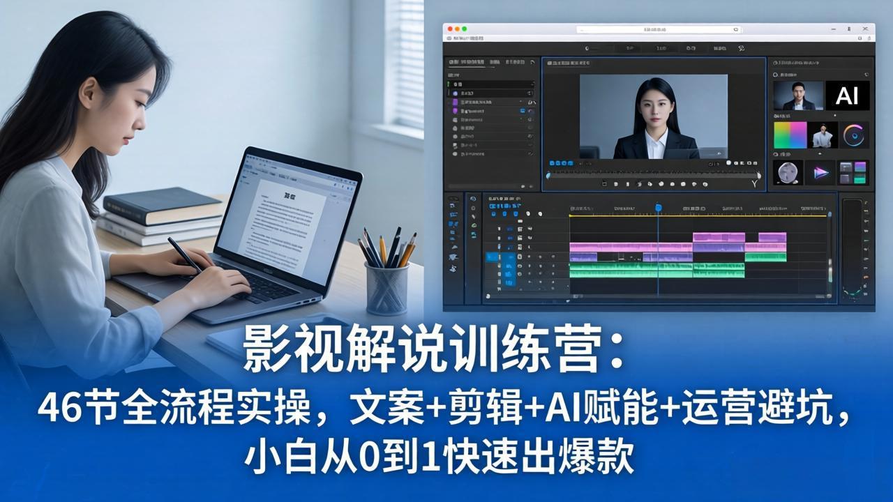 <span style='color:#a100e0'>影视解说特训营:46节全流程实操,文案+剪辑+AI赋能+运营避坑,小白从0到1快速出爆款</span>