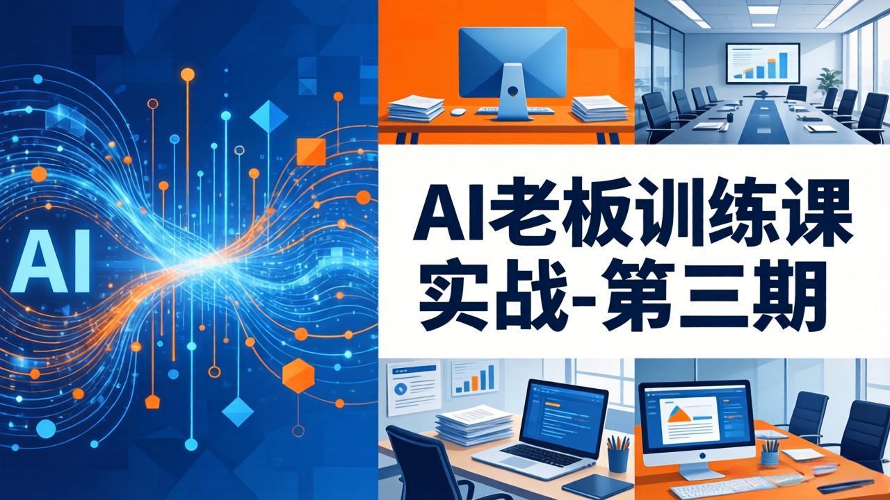 <span style='color:#ff0000'>AI老板训练课实战-第三期:AI+内容应用落地教学,从0到1打通AI变现完整路径</span>