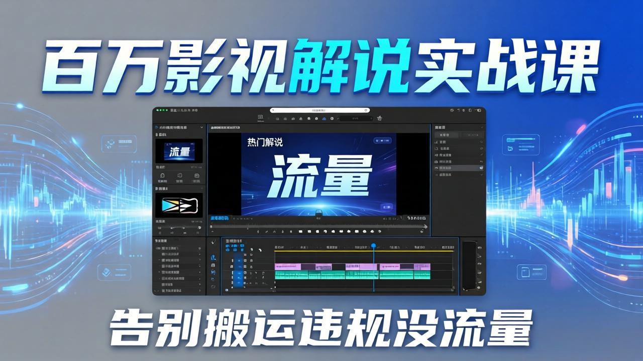 <span style='color:#bd7800'>百万影视解说实战课：告别搬运违规没流量，AI文案+配音+剪映，做出能上热门的解说视频</span>