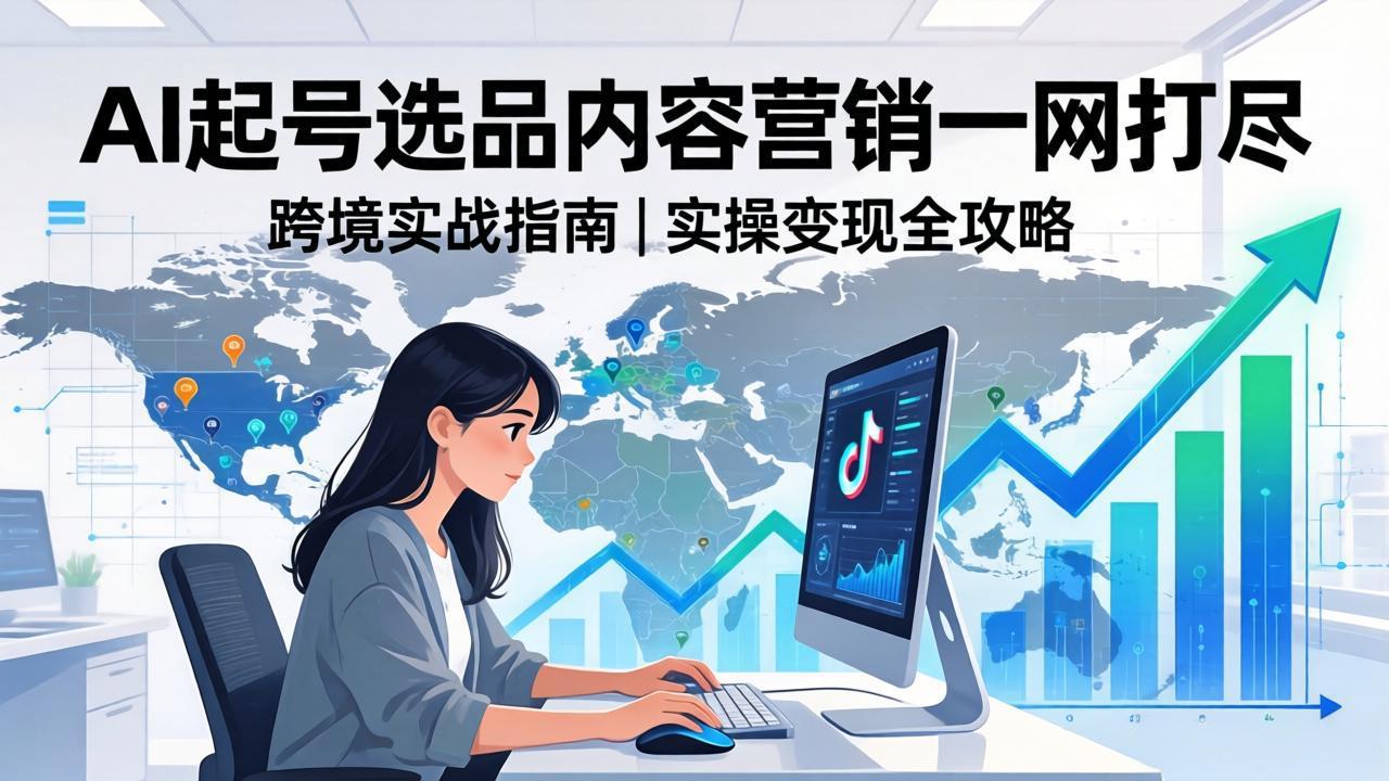 <span style='color:#a100e0'>2026 TikTok 跨境AI实操：从零基础到变现全流程，AI起号选品内容营销一网打尽</span>