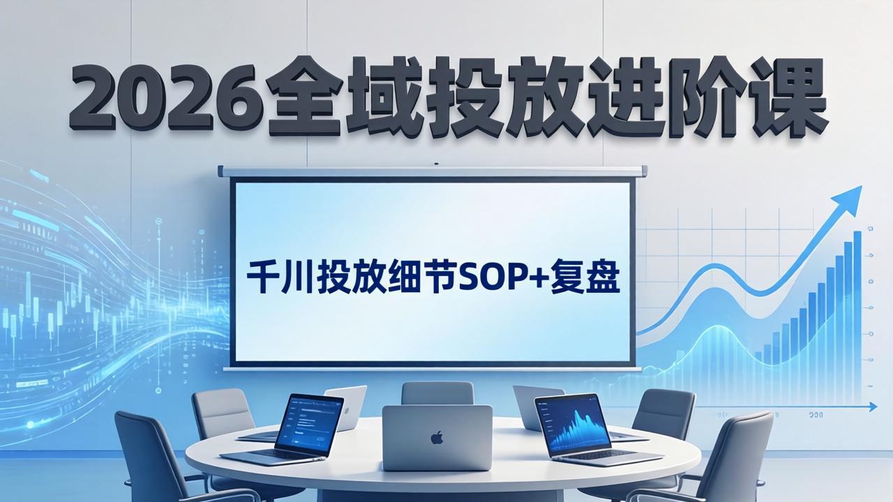 <span style='color:#a100e0'>2026全域投放进阶课：杭州线下3天实战，千川投放细节SOP+复盘，撬动自然流量</span>