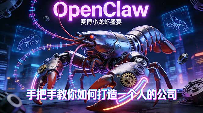 <span style='color:#001aff'>OpenClaw，小龙虾-从产品到爆款的成长之路，手把手教你如何打造一个人的公司</span>