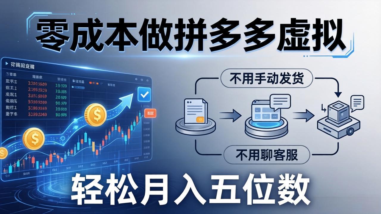 <span style='color:#001aff'>零成本做拼多多虚拟,不用手动发货,不用聊客服,轻松月入五位数</span>