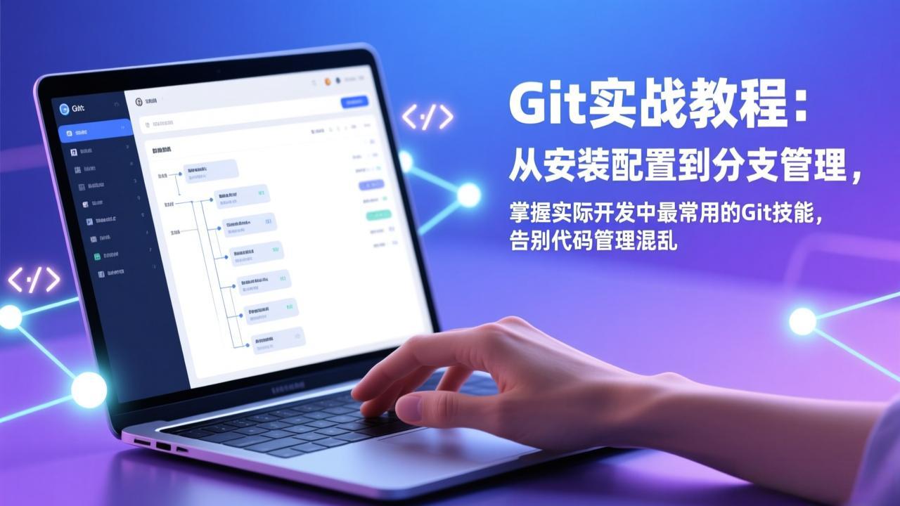<span style='color:#078a00'>Git实战教程:从安装配置到分支管理,掌握实际开发中最常用的Git技能,告别代码管理混乱</span>