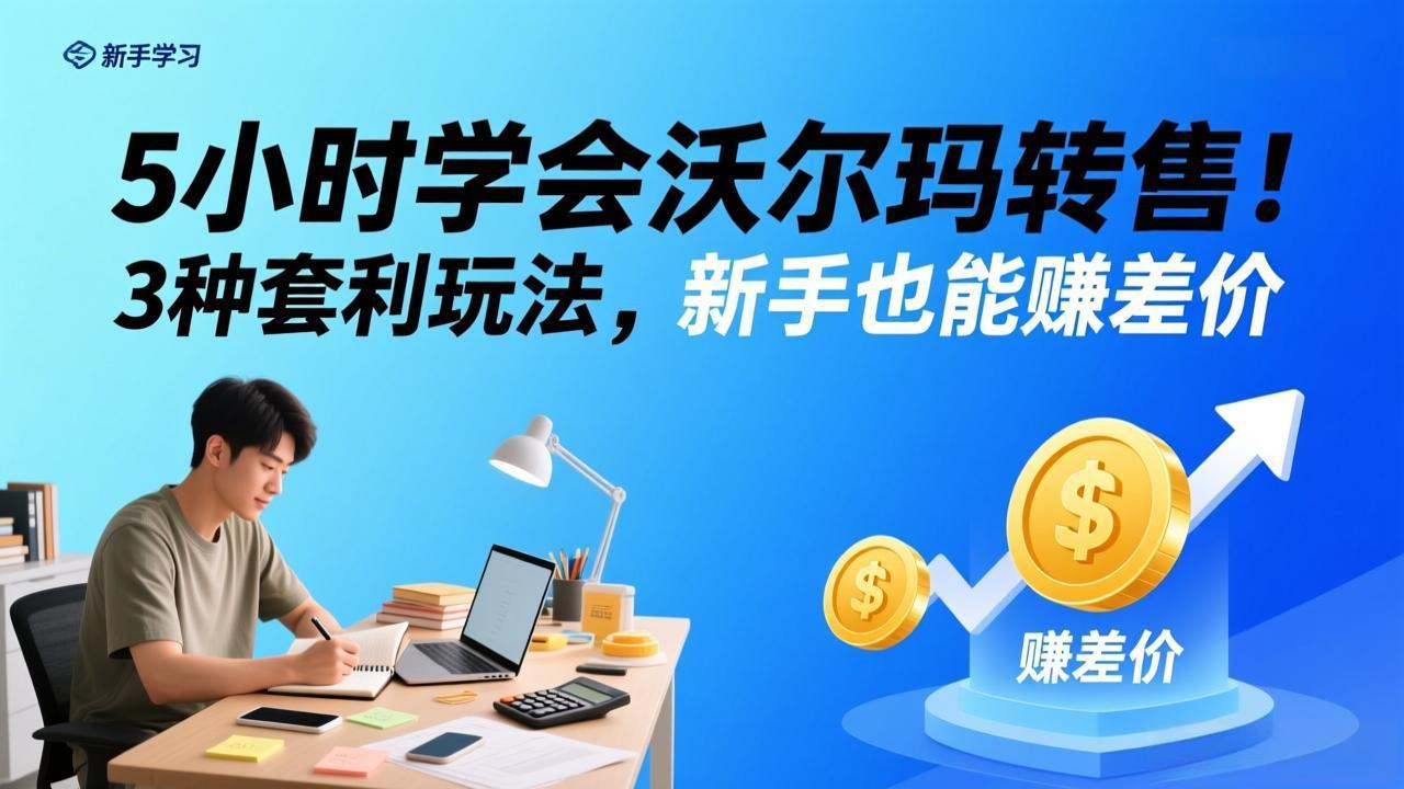 <span style='color:#bd7800'>5小时学会沃尔玛转售!3 种套利玩法,新手也能赚差价</span>
