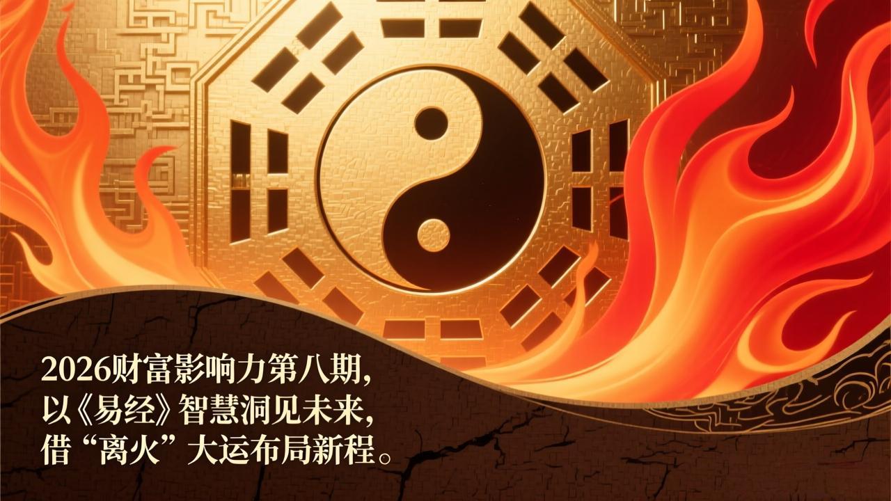 <span style='color:#ff0000'>2026财富影响力第八期，以《易经》智慧洞见未来，借“离火”大运布局新程</span>