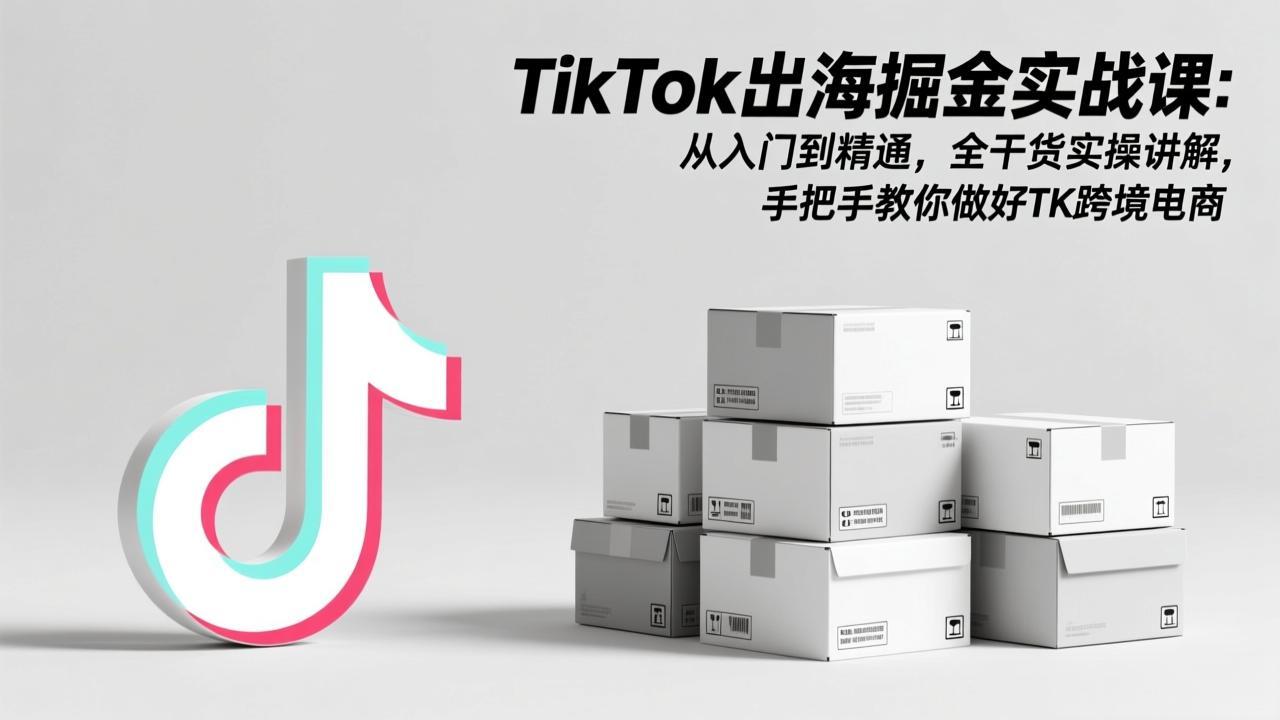 <span style='color:#bd7800'>TikTok出海掘金实战课：从入门到精通，全干货实操讲解，手把手教你做好TK跨境电商</span>