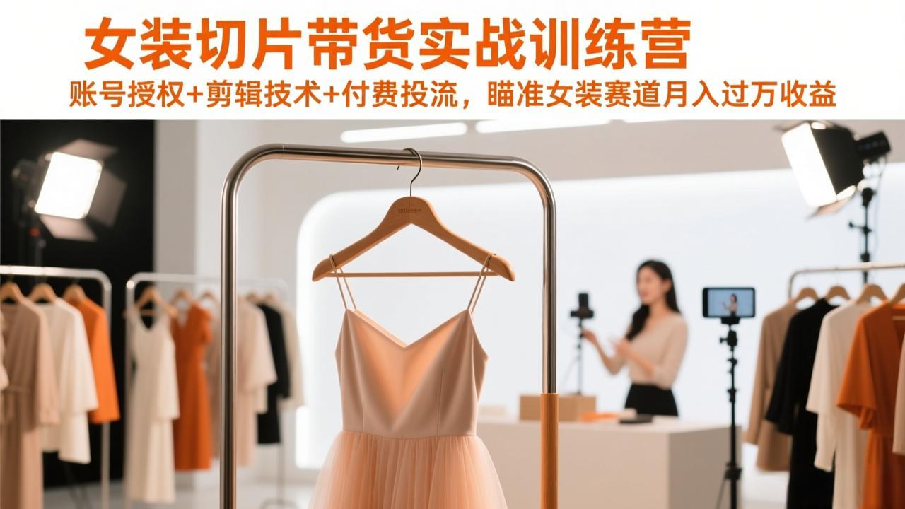 <span style='color:#078a00'>女装切片带货实战训练营,账号授权+剪辑技术+付费投流,瞄准女装赛道月入过万收益</span>