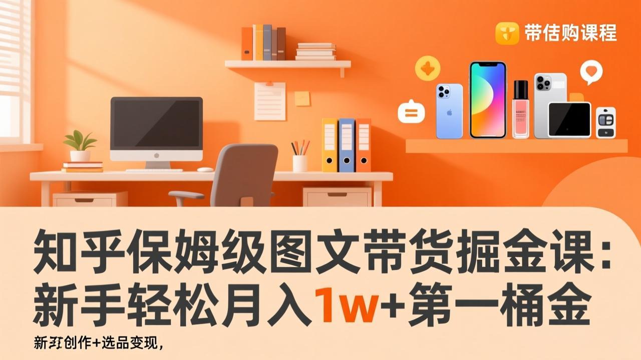 <span style='color:#078a00'>知乎保姆级图文带货掘金课:账号打造+爆文创作+选品变现,新手轻松月入1w+第一桶金</span>
