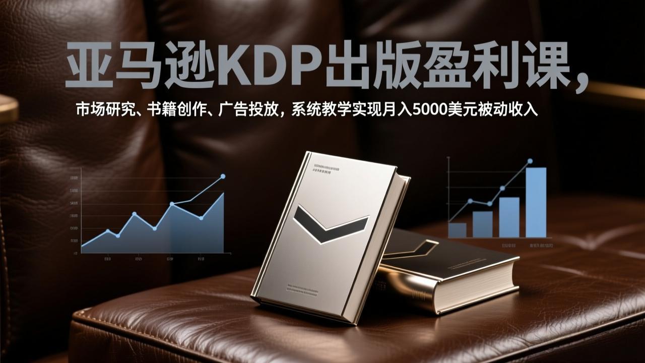 <span style='color:#078a00'>亚马逊KDP出版盈利课,市场研究、书籍创作、广告投放,系统教学实现月入5000美元被动收入</span>