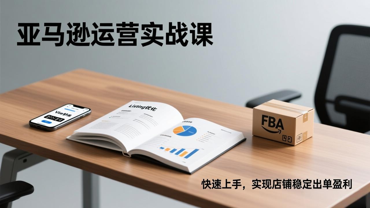 <span style='color:#a100e0'>亚马逊运营实战课,Listing优化、Vine秒杀、FBA发货,快速上手,实现店铺稳定出单盈利</span>