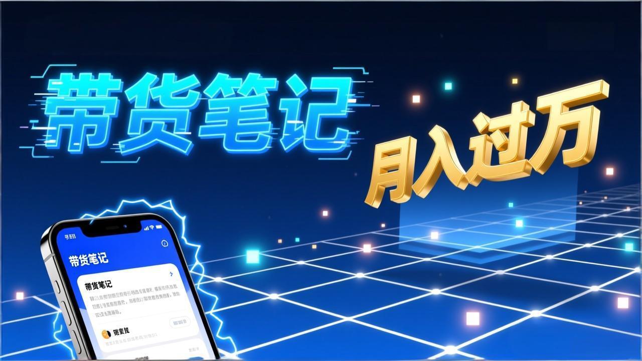 <span style='color:#ff0000'>小红书爆款笔记带货实战:拆解封面标题正文全要素,手把手教你单篇笔记带货月入过万</span>