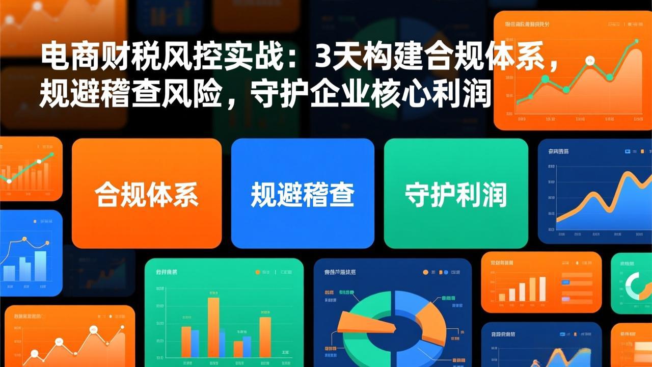 <span style='color:#078a00'>电商财税风控实战：3天构建合规体系，规避稽查风险，守护企业核心利润</span>