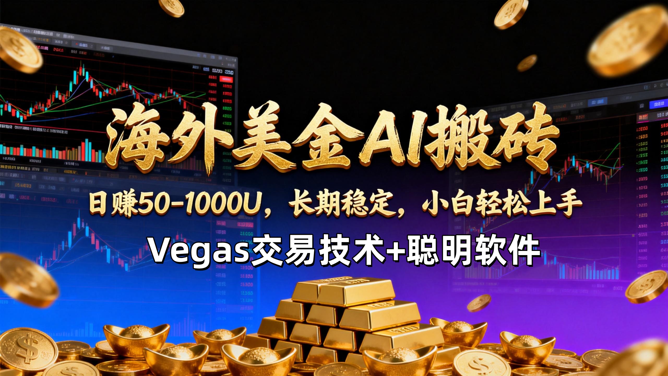<span style='color:#ff0000'>【海外美金AI搬砖】Vegas交易技术+聪明软件，日赚50-1000U，长期稳定，小白轻松上手</span>