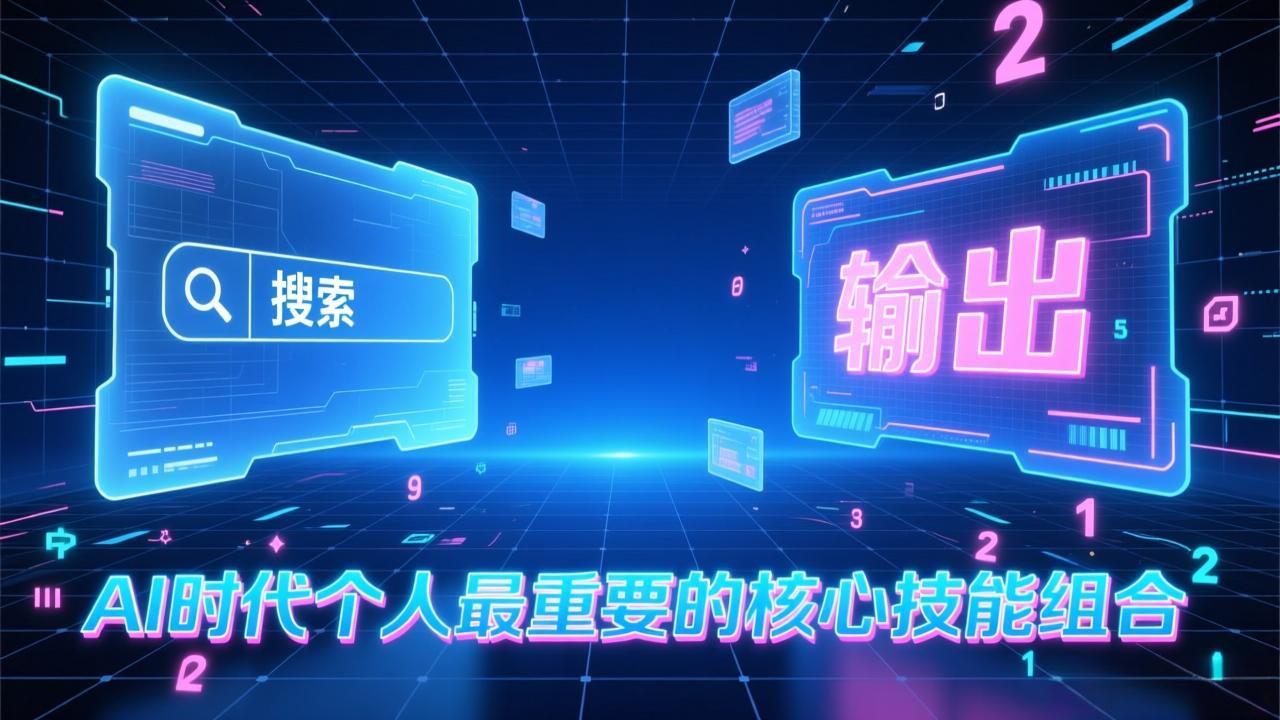 <span style='color:#ff0000'>付费文章：AI时代个人最重要的核心技能组合：“输出能力”和“搜索能力</span>