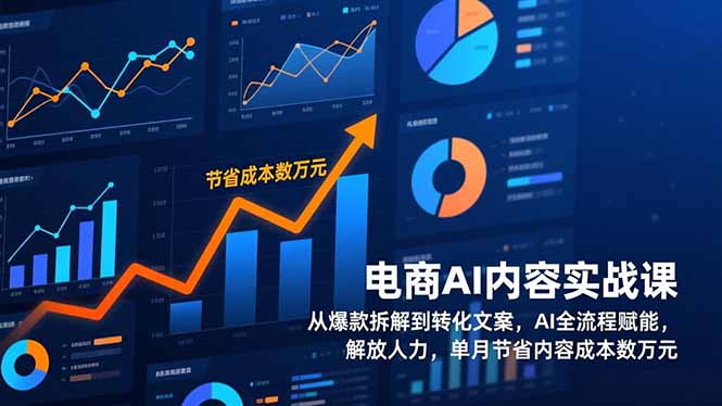 <span style='color:#a100e0'>电商AI内容实战课，从爆款拆解到转化文案，AI全流程赋能，解放人力，单月节省内容成本数万元</span>