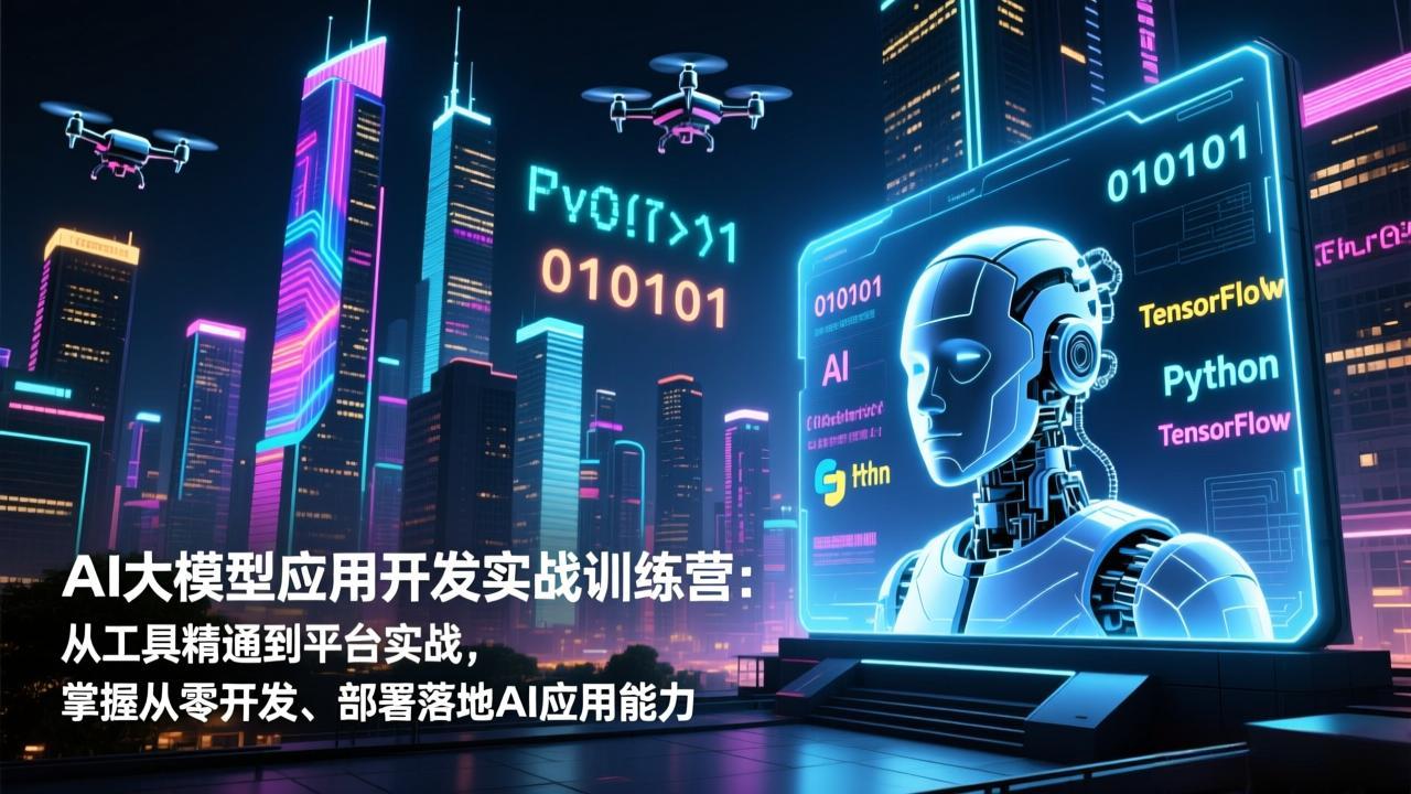 <span style='color:#bd7800'>AI大模型应用开发实战训练营：从工具精通到平台实战，掌握从零开发、部署落地AI应用能力</span>