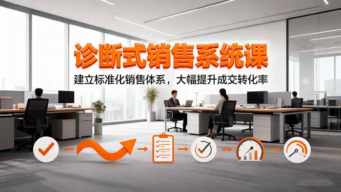<span style='color:#a100e0'>诊断式销售系统课,建立标准化销售体系,大幅提升成交转化率</span>