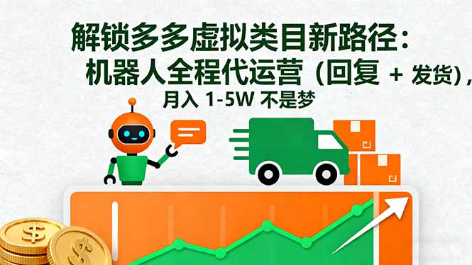 <span style='color:#a100e0'>解锁多多虚拟类目新路径:机器人全程代运营(回复 + 发货),月入</span>
