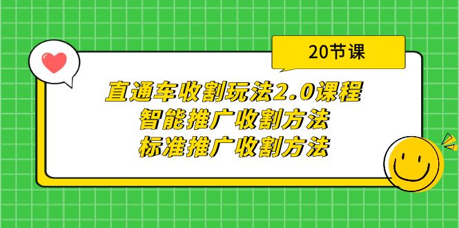 <span style='color:#ff0000'>直通车收割玩法2.0课程:智能推广收割方法+标准推广收割方法(20节课</span>