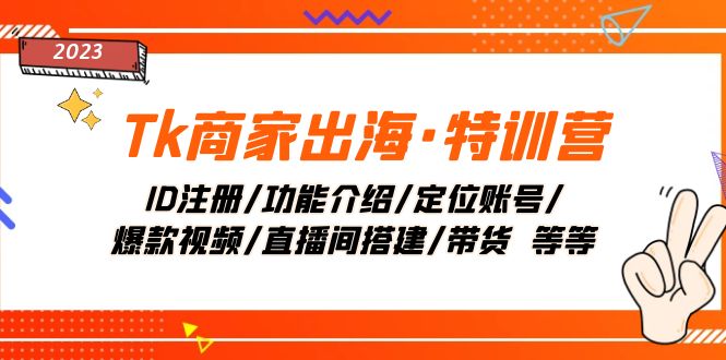 <span style='color:#a100e0'>Tk商家出海·特训营：ID注册/功能介绍/定位账号/爆款视频/直播间搭建/带货</span>