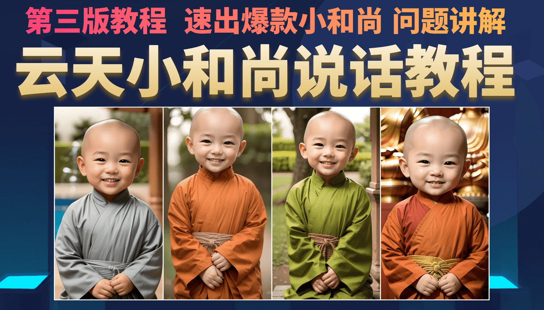 (6977期)小和尚会说话,7天万粉(第3版教程)