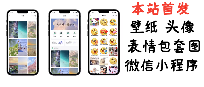 (2814期)小白0基础搭建微信壁纸头像表情包小程序:一单赚几百【含源码+视频教程】