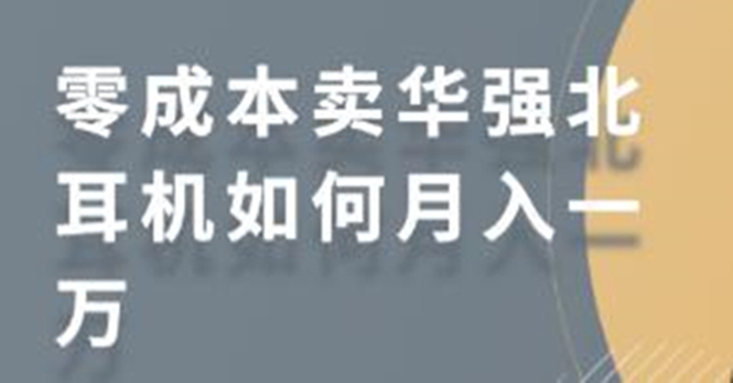 (1731期)零成本卖华强北耳机如何月入10000+,教你在小红书上卖华强北耳机