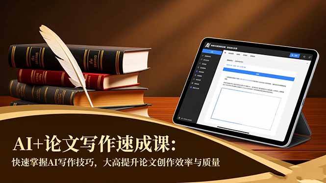 (1220期)AI与论文写作融合指南:三步掌握智能工具方法,提升学术创作水平与规范性