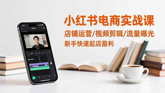 （1282期）小红书电商运营实战指南：店铺基础搭建、视频内容创作与流量提升方法