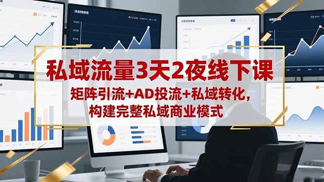 （1358期）私域流量实战集训：矩阵引流与精准投放策略，构建高效私域转化体系