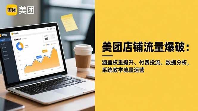 （1374期）美团店铺流量系统提升指南：权重优化、付费投流与数据分析，全面掌握运营方法