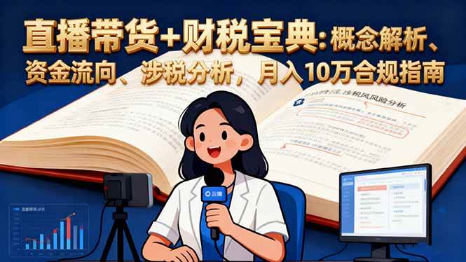 （1455期）直播带货财税合规指南：概念解析、资金流向与涉税分析，助力业务稳健发展