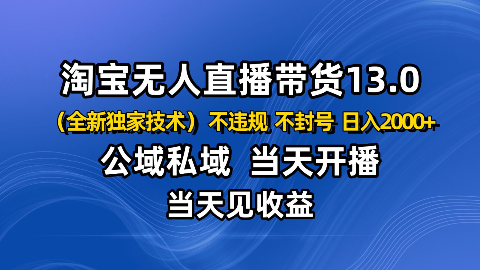 (1479期)淘宝无人直播实操指南:公域引流与私域转化策略,稳定布局旺季新赛道