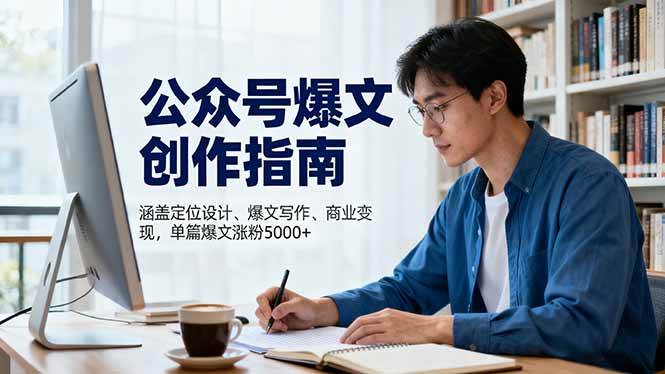 （1518期）公众号爆文创作指南：精准定位与视觉设计，打造爆款内容与高效变现，单篇实现用户快速增长